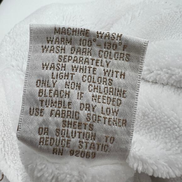 Monarch Cypress Mens XL Plush Lined Microfiber Shawl Spa Robe Belted - Picture 10 of 11